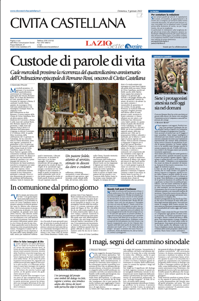 Avvenire - pagina diocesana del 09/01/2022